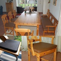 Sitzkissen - Bank - Stuhlkissen