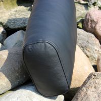 Abgerundete Ecken bei unseren Lederkissen