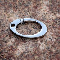 Carabiner in silver