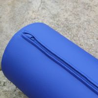 Synthetic leather zip and quilting