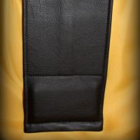 Karawunzlator - DAS Echtleder Nackenkissen Gewichtsteil in der Farbe Schwarz