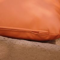 Kunst-Lederkissen Reißverschluss mit Zippgarage