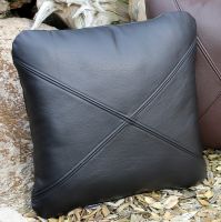 Leder Dekokissen