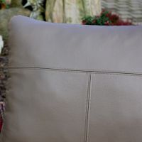 Wohn-Lederkissen - ein echter Hingucker