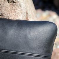 Abgerundete Ecken bei unseren Lederkissen