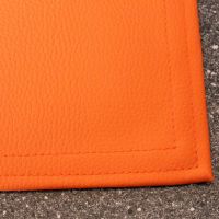 Täbel Dänzer Tischset Kunstleder mit klassischen Steppnähten